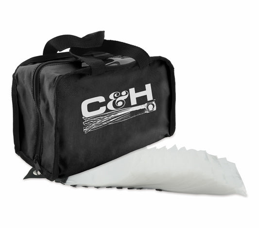 C&H, King Rig Bag with 50 Rig Bags Inside, Black