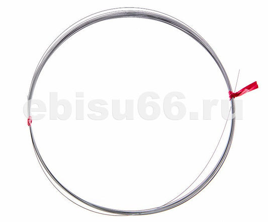 #3 ToothProof Stainless Steel Single Strand Leader, 32 lb (15 kg) test, .012 in (0.30 mm) dia, Bright, 30 ft (9.2 m)