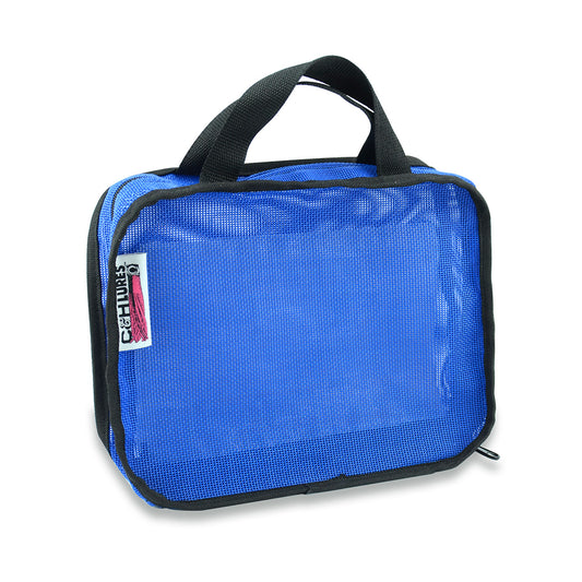 C&H, Lure Carry Case, 11 in x 8.75 in x 2.5 in (28 cm x 22.2 cm x 6.4 cm), 30 Resealable Rig Bags Inside, Blue